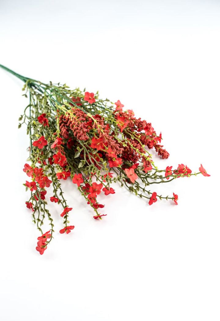 Greenery market red babies breath bush - Greenery MarketArtificial FloraGM30356RD - 1