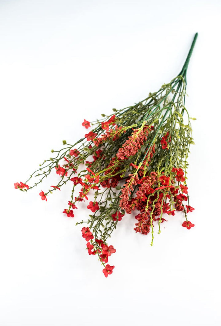 Greenery market red babies breath bush - Greenery MarketArtificial FloraGM30356RD - 1