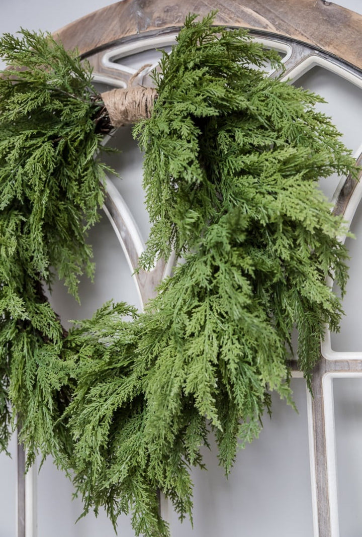 Heart cedar wreath - approx 20” - Greenery Market27912