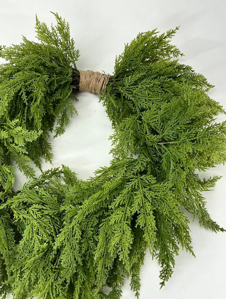 Heart cedar wreath - approx 20” - Greenery Market27912