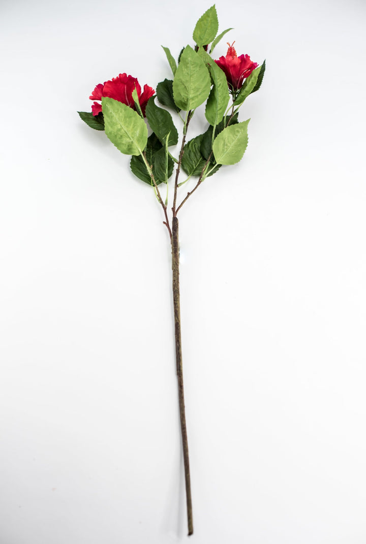 Hibiscus flower spray - red - Greenery Marketartificial flowersMTF24136 RED