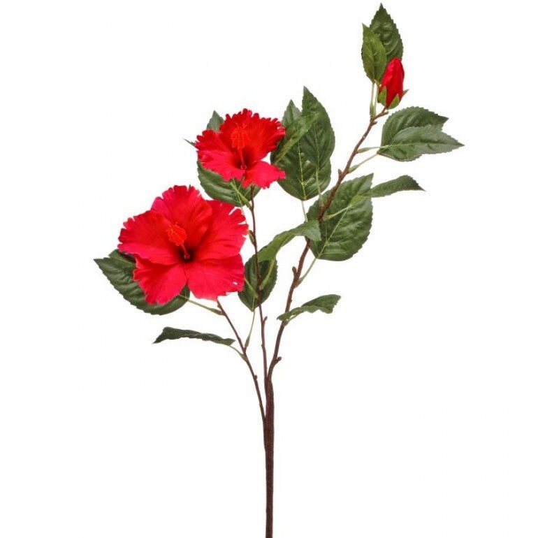 Hibiscus flower spray - red - Greenery Marketartificial flowersMTF24136 RED