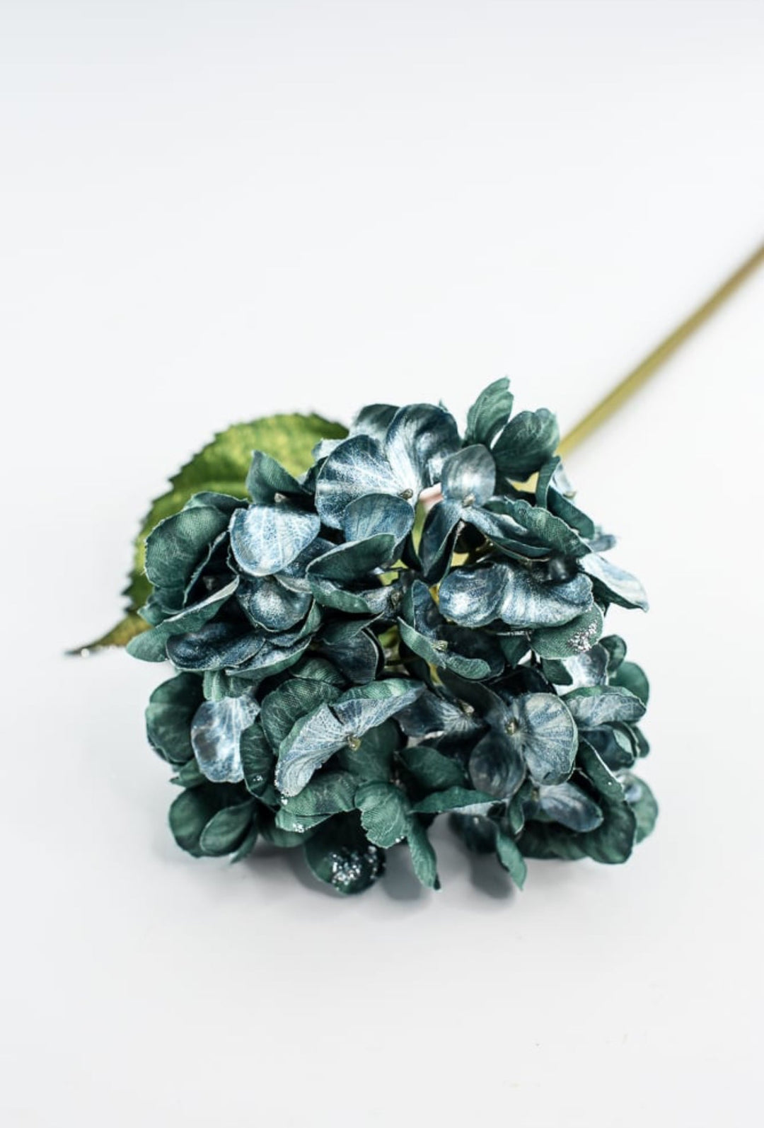 Holiday hydrangeas stem - turquoise - Greenery MarketXF647 - TL