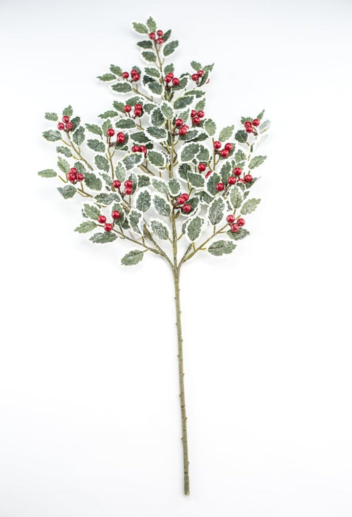 Holly spray - variegated - Greenery MarketArtificial Flora270489