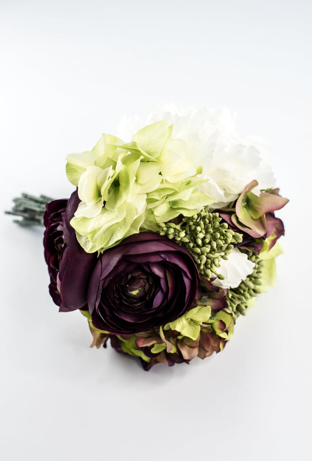 Hydrangea and peony bouquet bundle - Greenery MarketArtificial FloraFBQ062 - EP/GR
