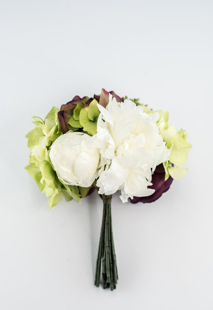 Hydrangea and peony bouquet bundle - Greenery MarketArtificial FloraFBQ062 - EP/GR