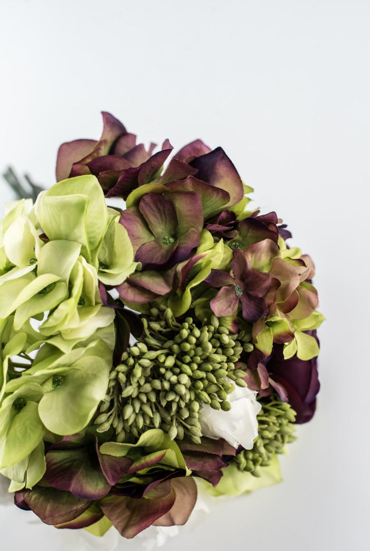 Hydrangea and peony bouquet bundle - Greenery MarketArtificial FloraFBQ062 - EP/GR