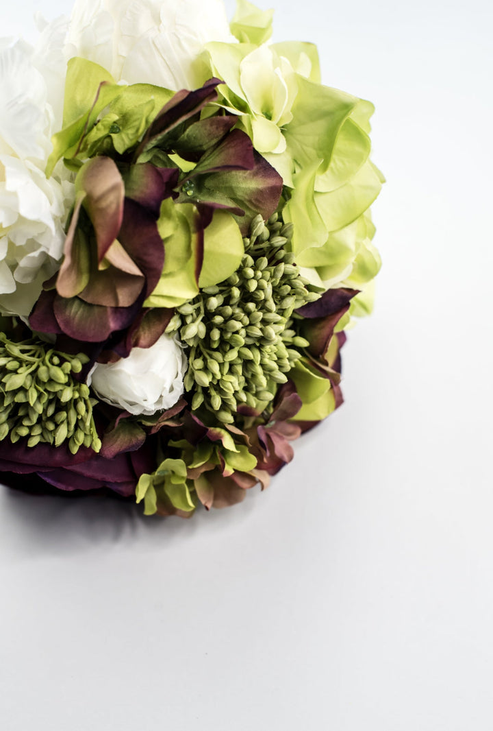Hydrangea and peony bouquet bundle - Greenery MarketArtificial FloraFBQ062 - EP/GR