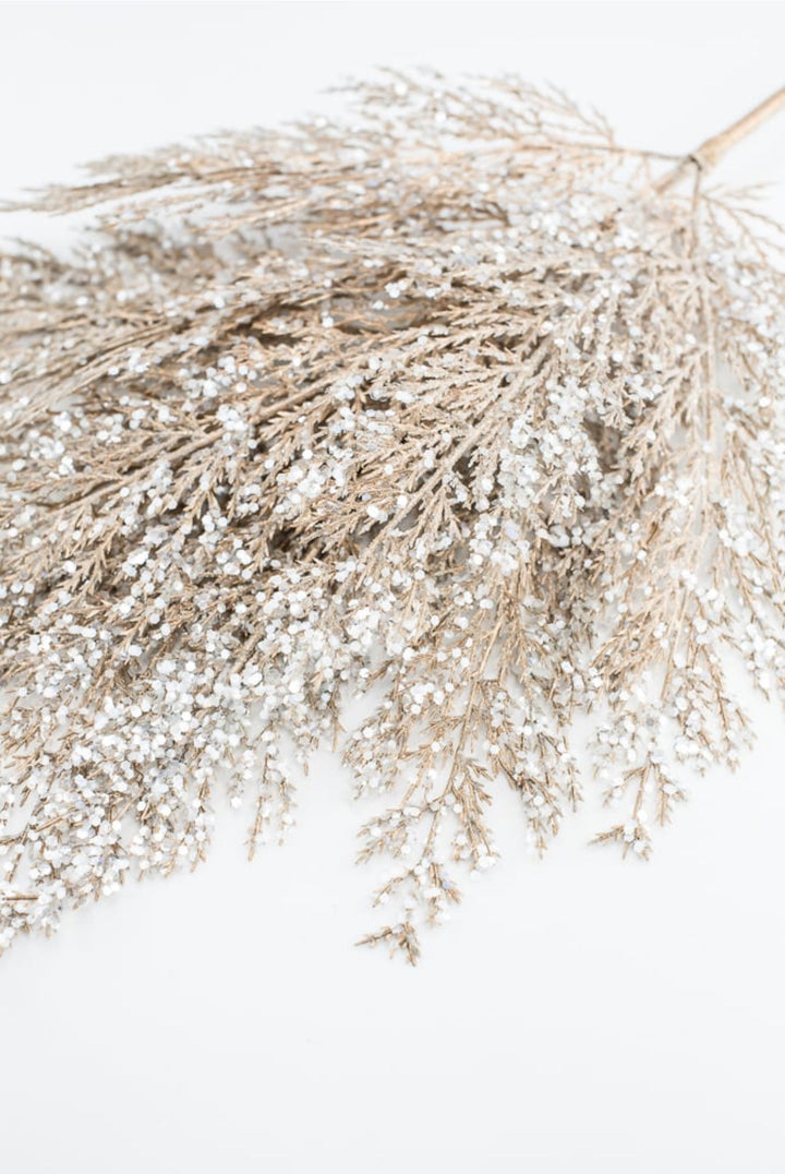 Iced bronze cedar spray - Greenery MarketChristmasXG1027 - BRZ