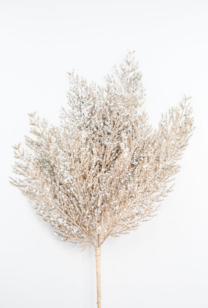 Iced bronze cedar spray - Greenery MarketChristmasXG1027 - BRZ