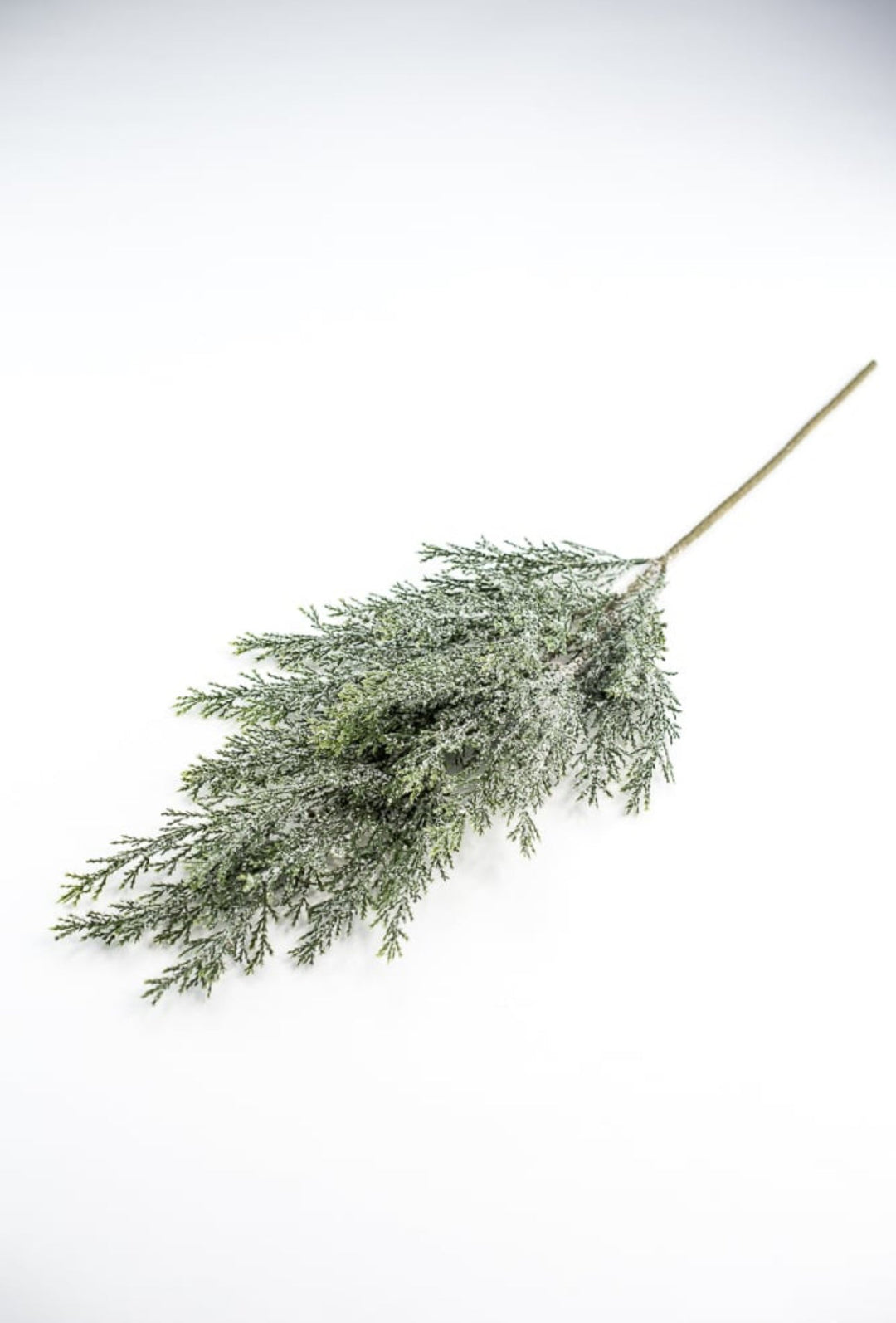 Iced, cedar evergreen spray - Greenery Market84352