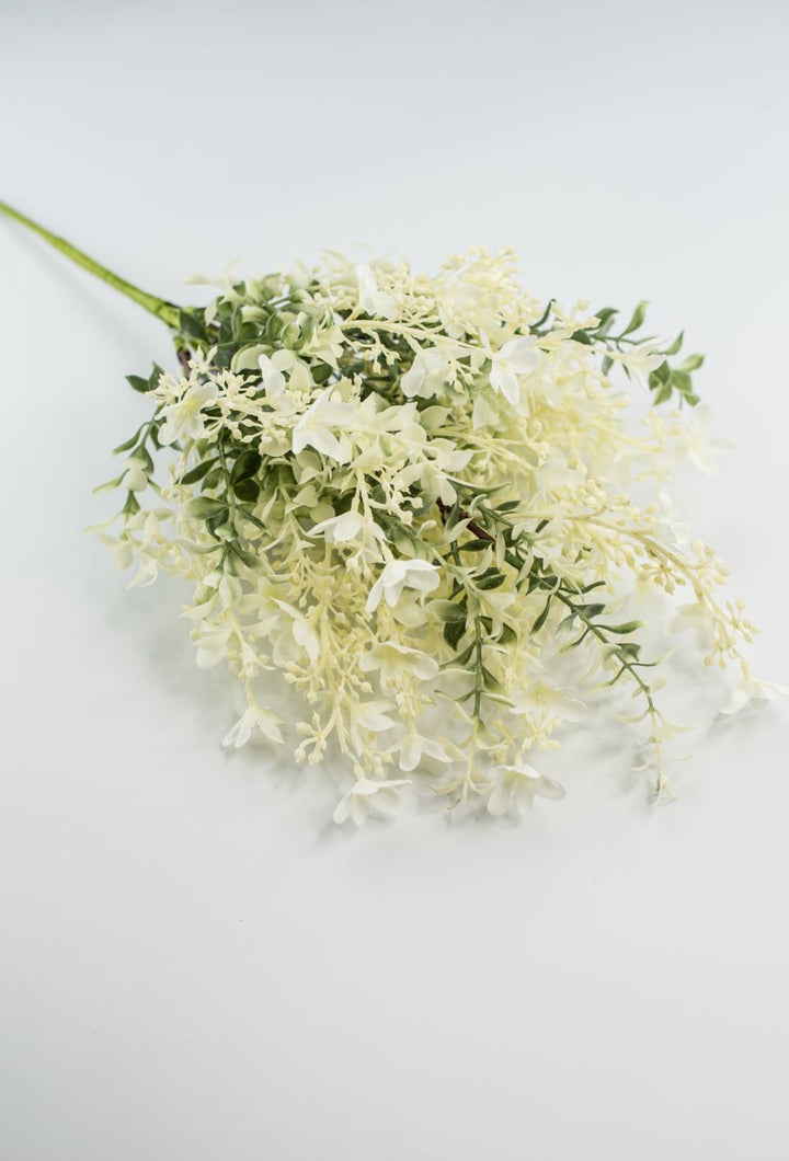 Ivory flower and greenery bush - Greenery MarketArtificial Flora84946 - CR