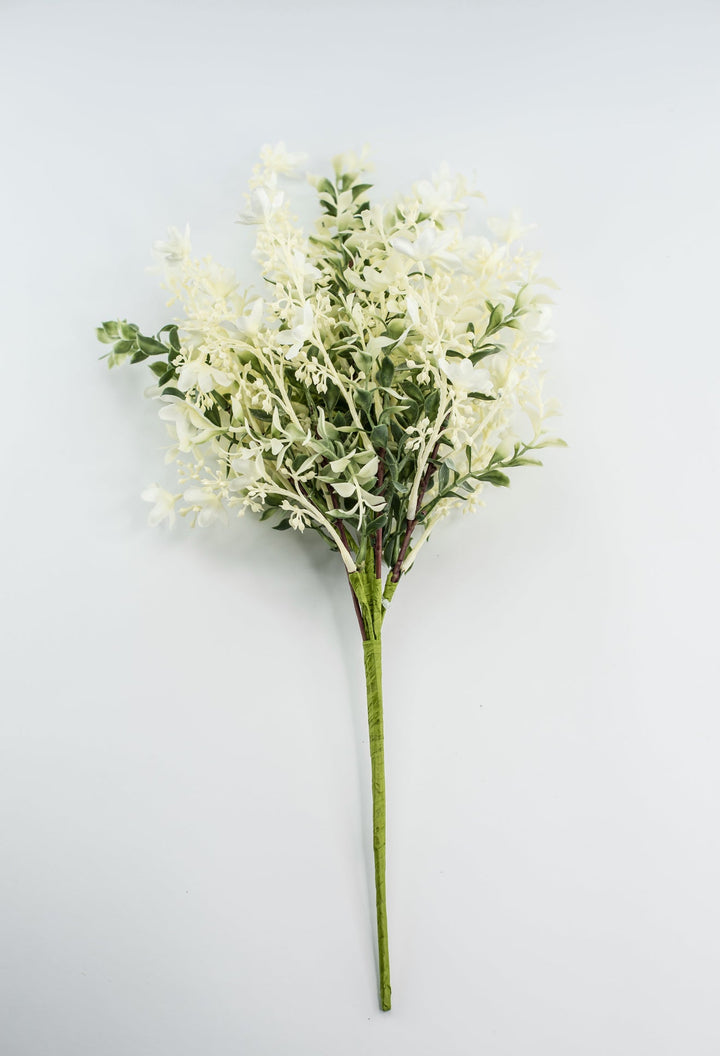 Ivory flower and greenery bush - Greenery MarketArtificial Flora84946 - CR