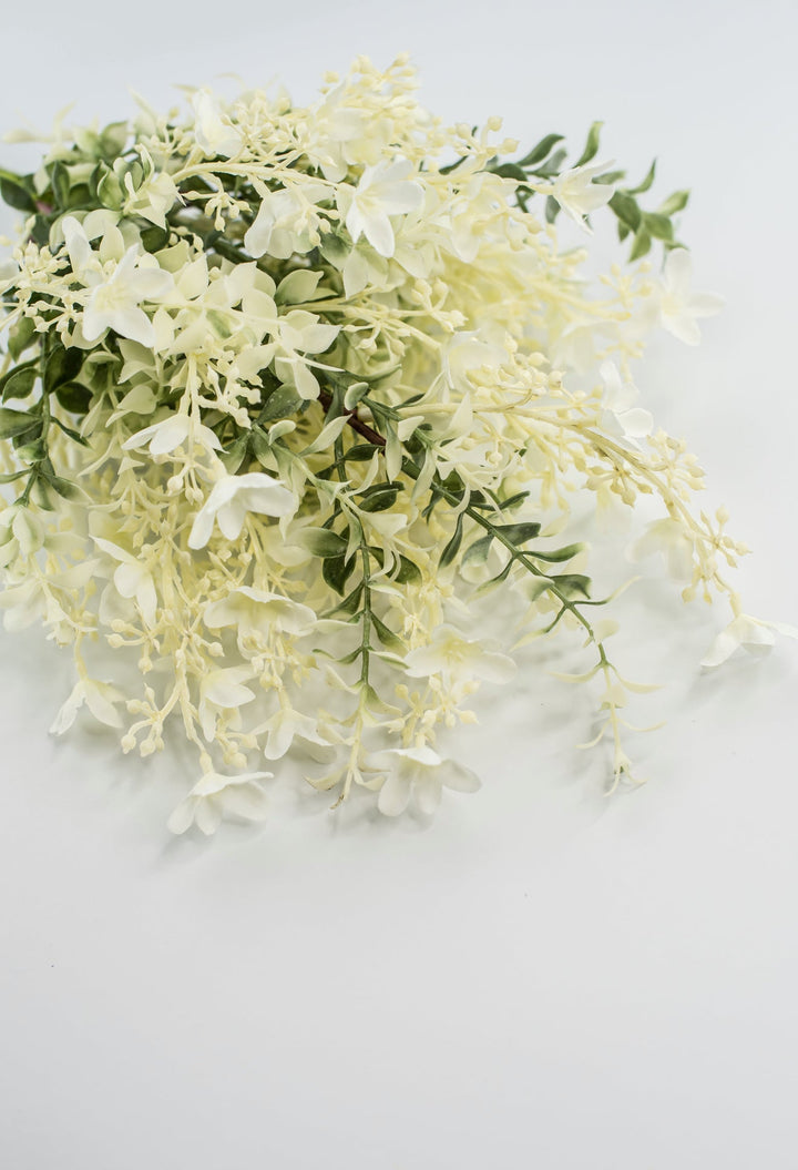 Ivory flower and greenery bush - Greenery MarketArtificial Flora84946 - CR