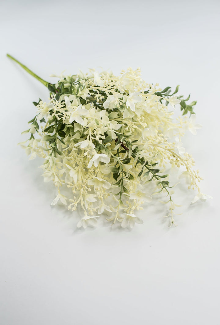 Ivory flower and greenery bush - Greenery MarketArtificial Flora84946 - CR