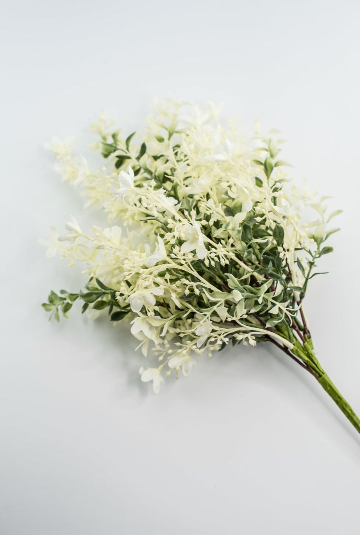 Ivory flower and greenery bush - Greenery MarketArtificial Flora84946 - CR
