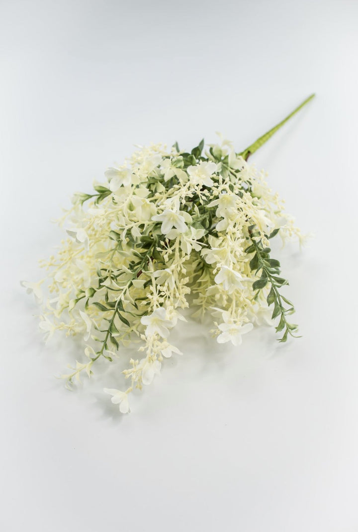Ivory flower and greenery bush - Greenery MarketArtificial Flora84946 - CR
