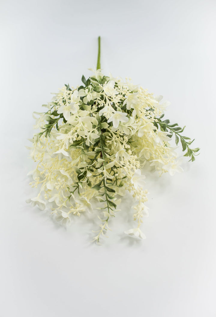 Ivory flower and greenery bush - Greenery MarketArtificial Flora84946 - CR