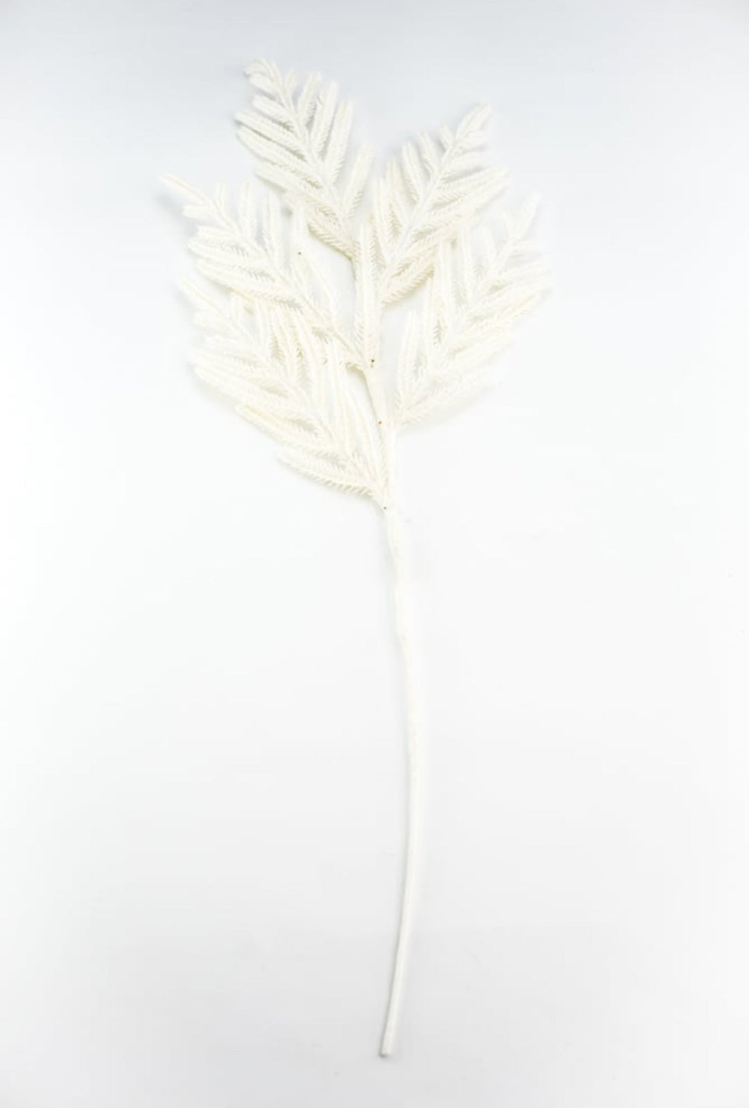 Ivory shimmer Norfolk pine spray - Greenery MarketArtificial Flora235214