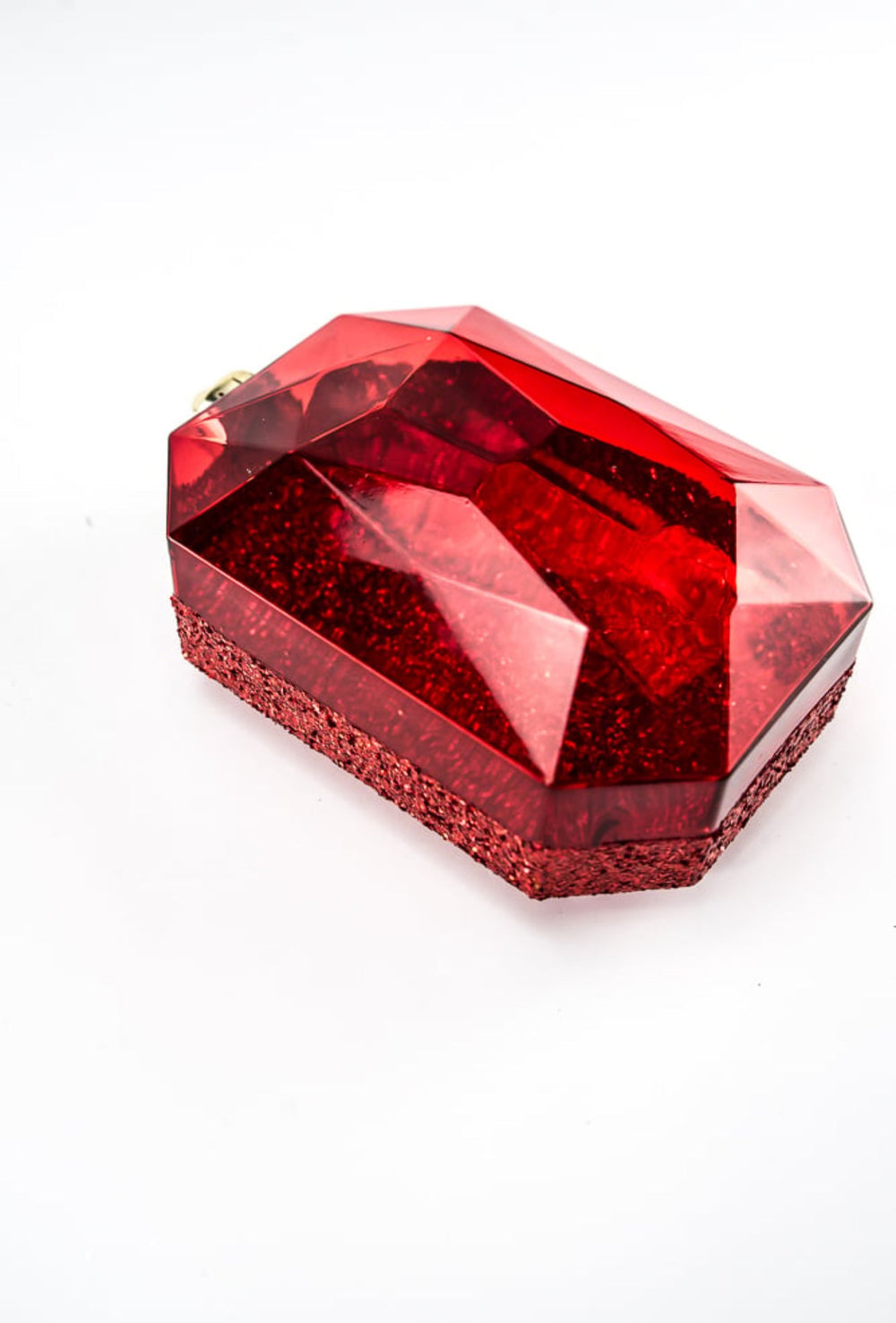 Laser glitter gem ornaments - red - Greenery MarketHoliday OrnamentsXJ553924