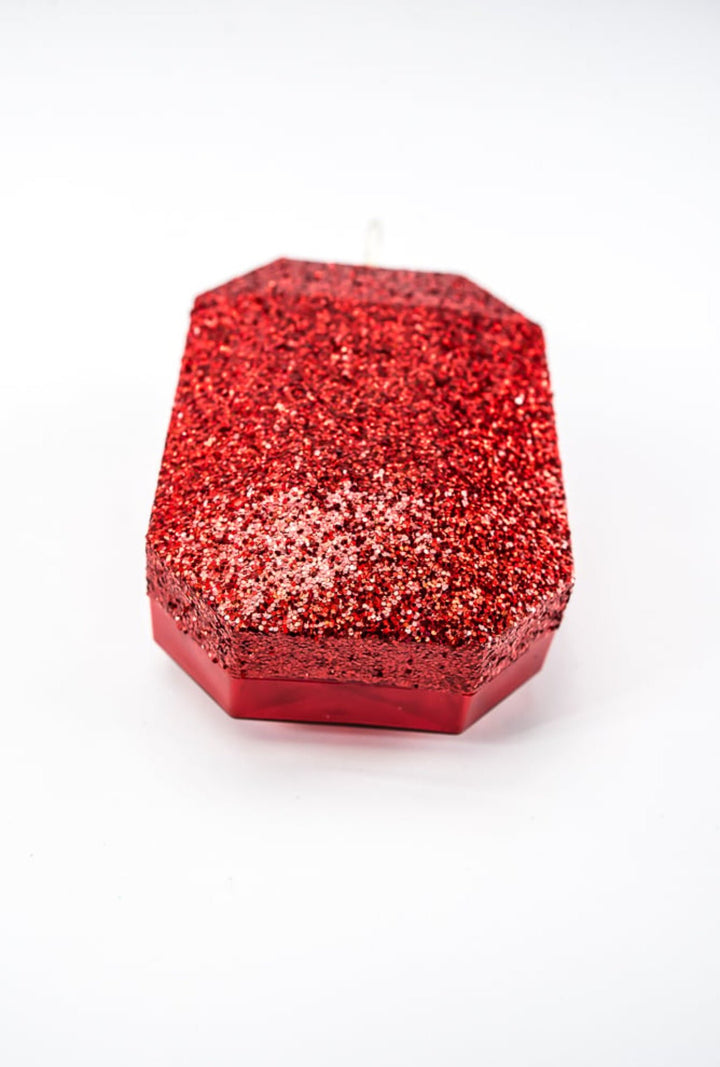 Laser glitter gem ornaments - red - Greenery MarketHoliday OrnamentsXJ553924