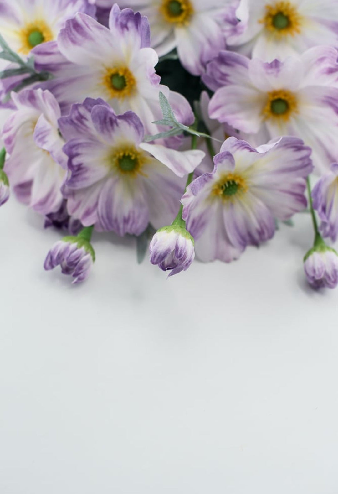 Lavender cosmos artificial flower bush - Greenery MarketArtificial Flora84299 - LV