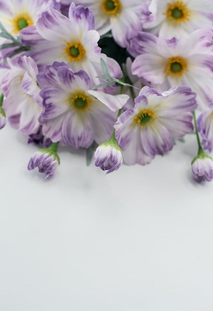 Lavender cosmos artificial flower bush - Greenery MarketArtificial Flora84299 - LV