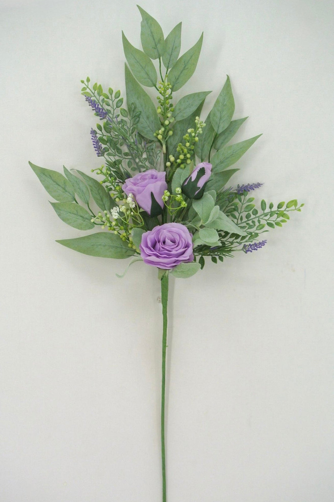 Lavender rose spray and greenery - Greenery Market84971 - LV