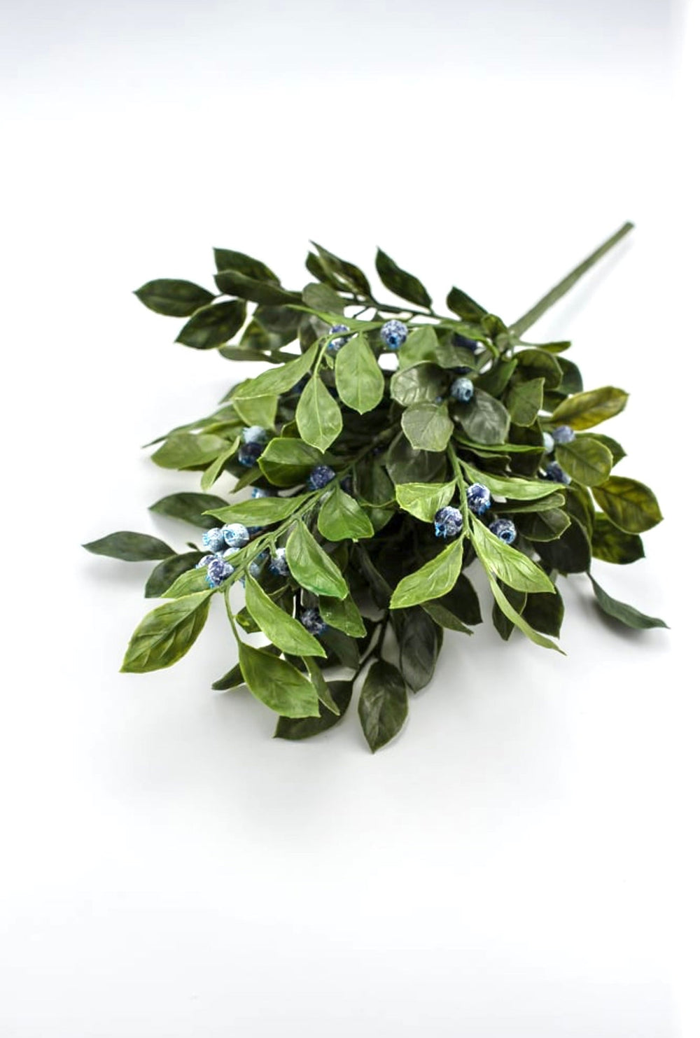 Leaves and blueberries bush - Greenery Marketartificial flowersB1594 - BG