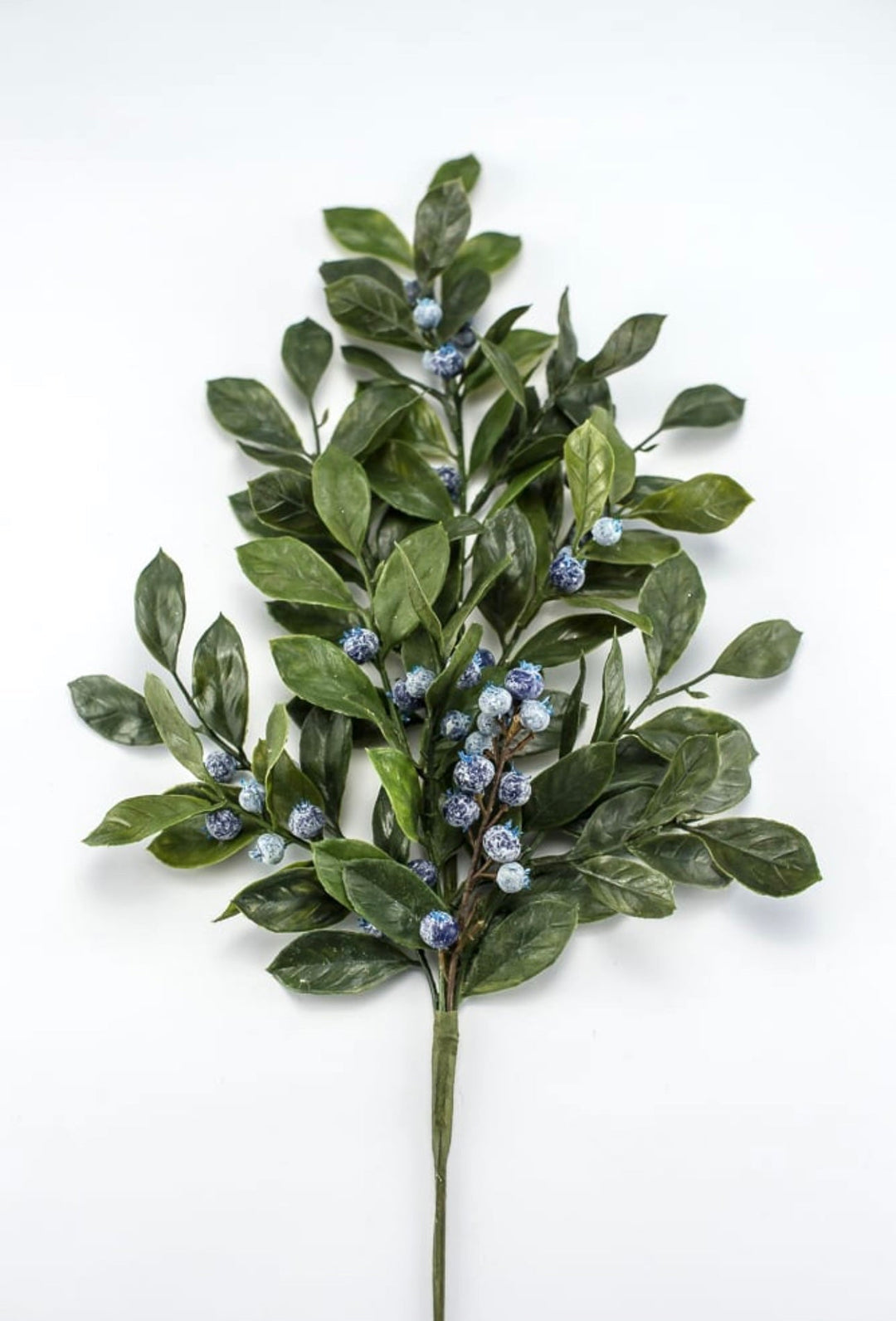 Leaves and blueberries spray - Greenery Marketartificial flowersB1593 - BG