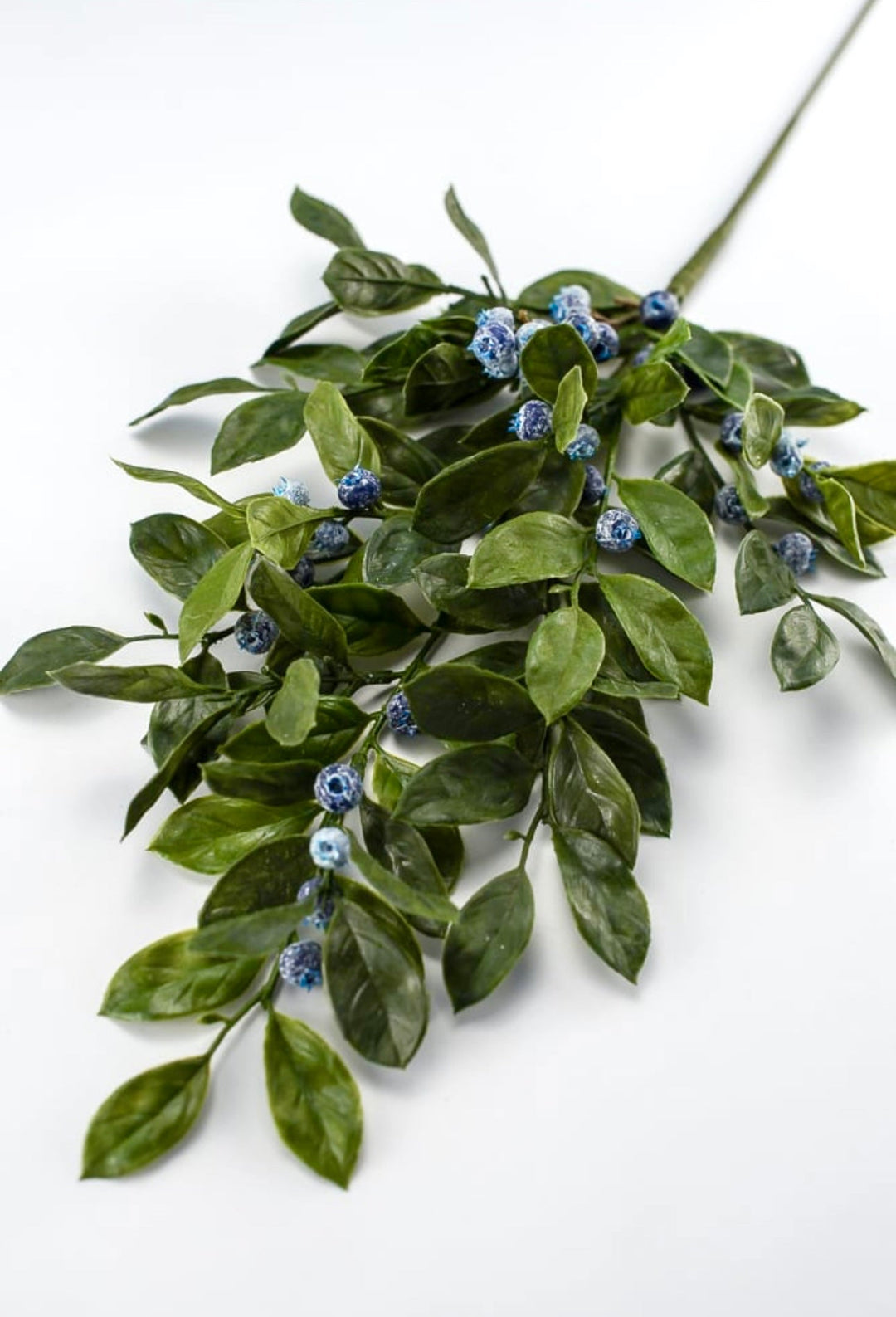 Leaves and blueberries spray - Greenery Marketartificial flowersB1593 - BG