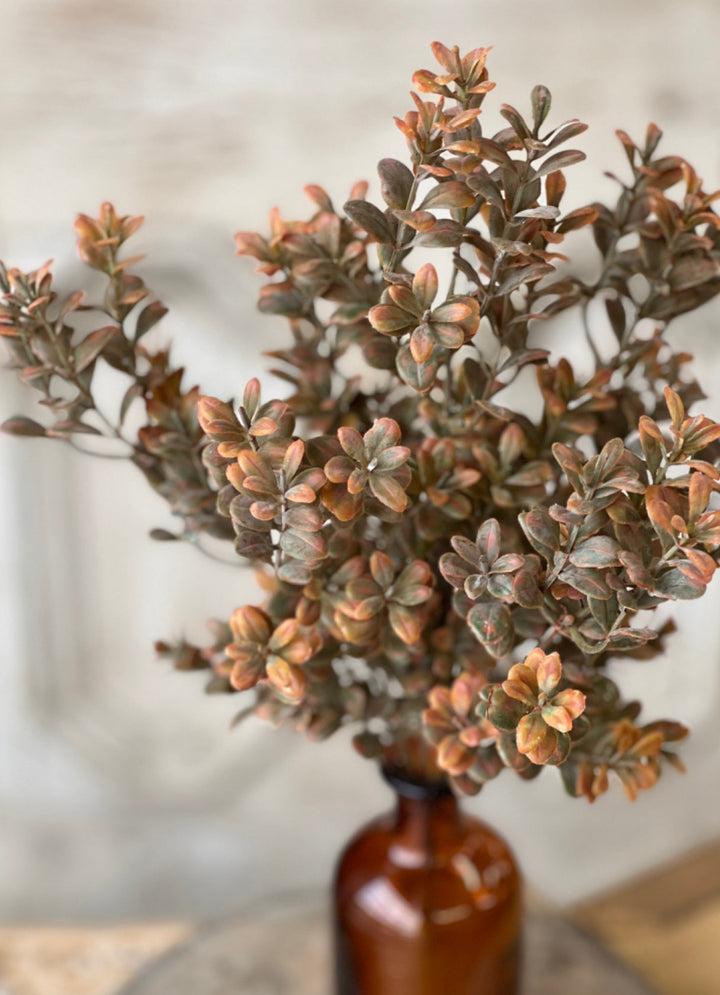 Leaves bush - muted orange - Greenery MarketgreeneryRA6091