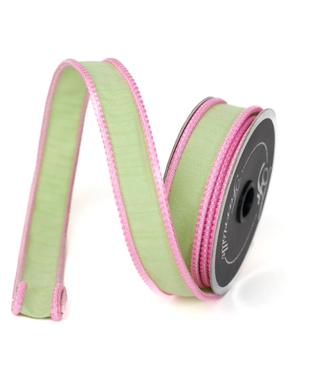 Light green cord 1” farrisilk wired ribbon - Greenery MarketRibbons & TrimRK531 - 13