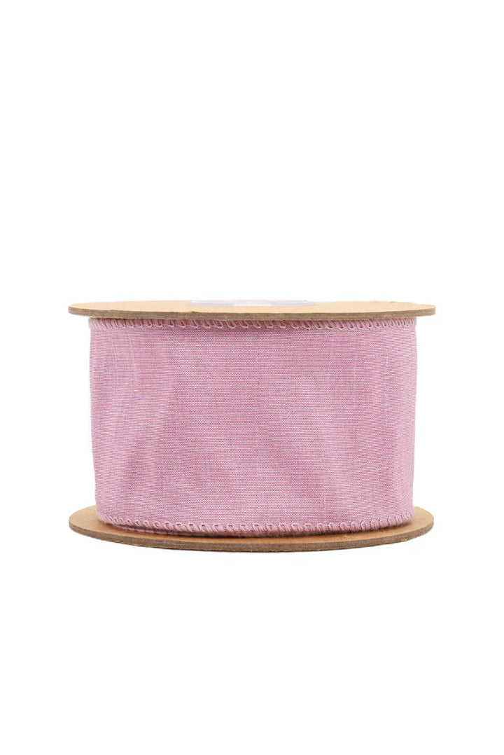 Light Purple Dupioni Wired Ribbon 2.5" - Greenery MarketWired ribbon9100W - 466 - 63E