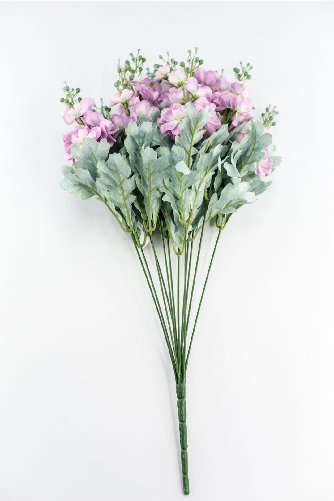 Lilac delphiniums artificial flower bush - Greenery MarketArtificial Flora84296 - LILAC