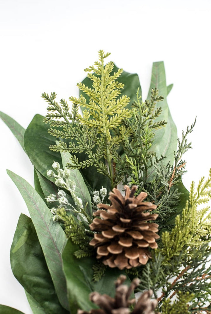 Magnolia leaf and mixed greenery spray - Greenery MarketArtificial FloraXVP7176