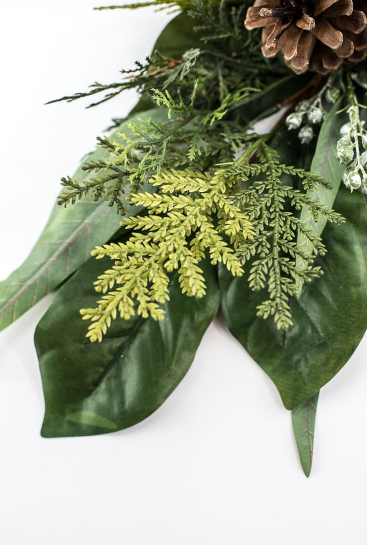 Magnolia leaf and mixed greenery spray - Greenery MarketArtificial FloraXVP7176