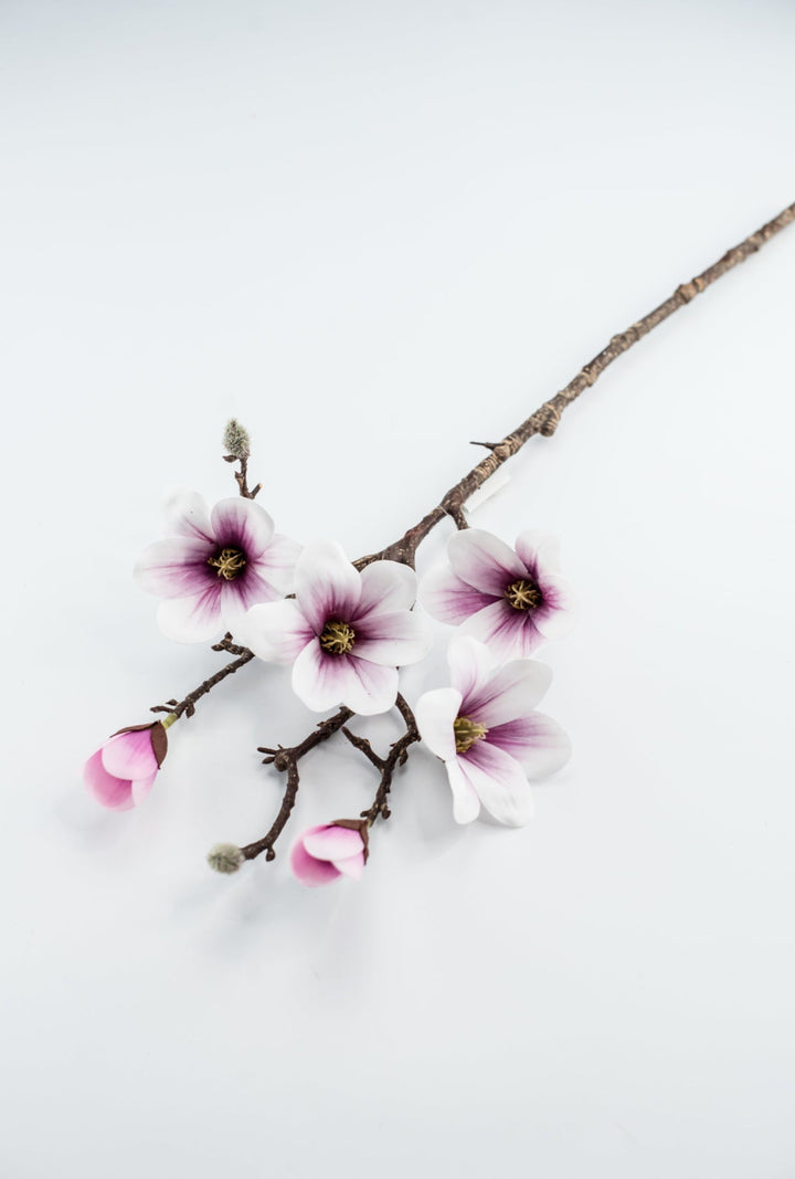 Magnolia spray - white pink magenta - Greenery Market5566 CP