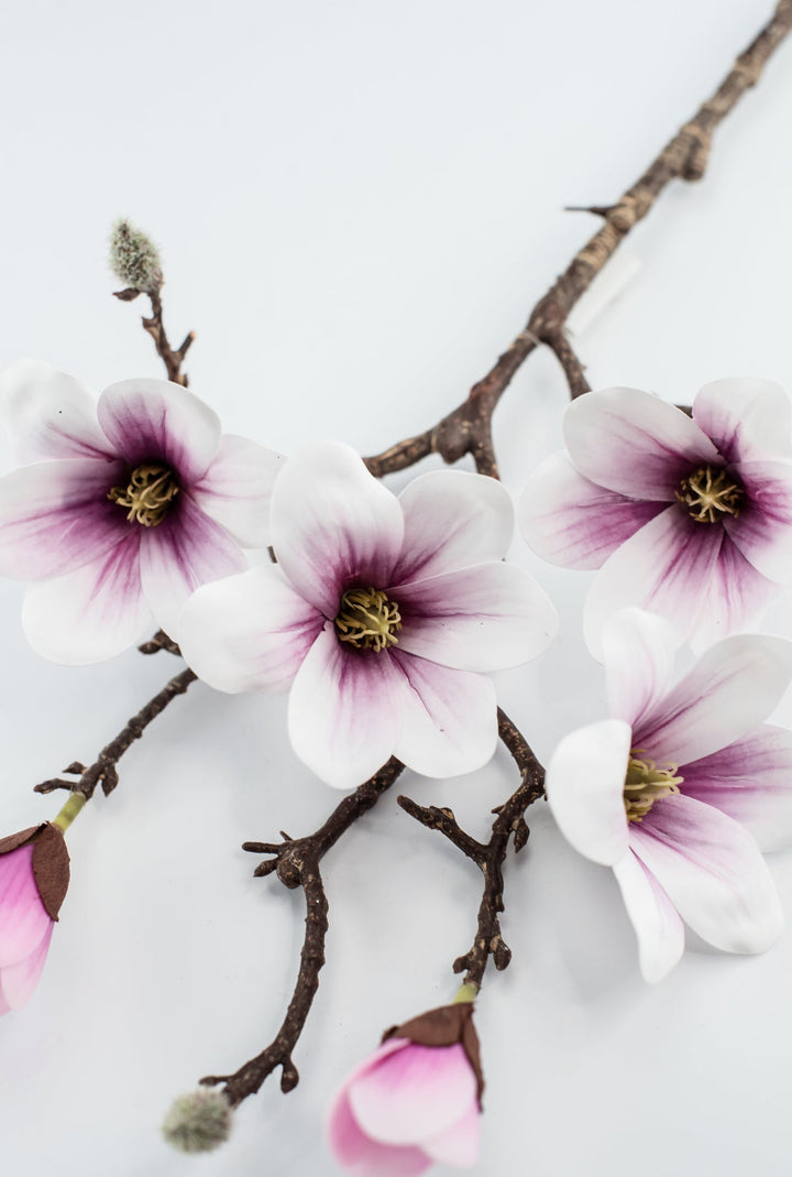 Magnolia spray - white pink magenta - Greenery Market5566 CP