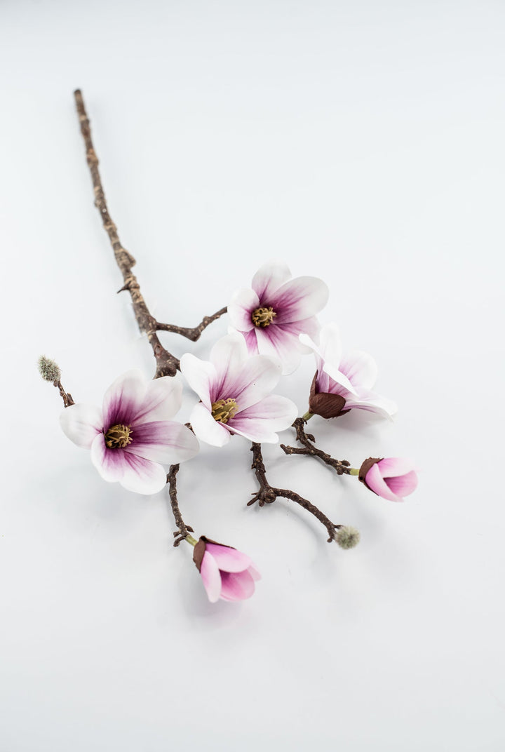Magnolia spray - white pink magenta - Greenery Market5566 CP