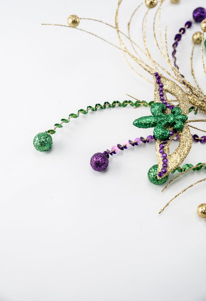 Mardi Gras Spray - Greenery Market63484MG