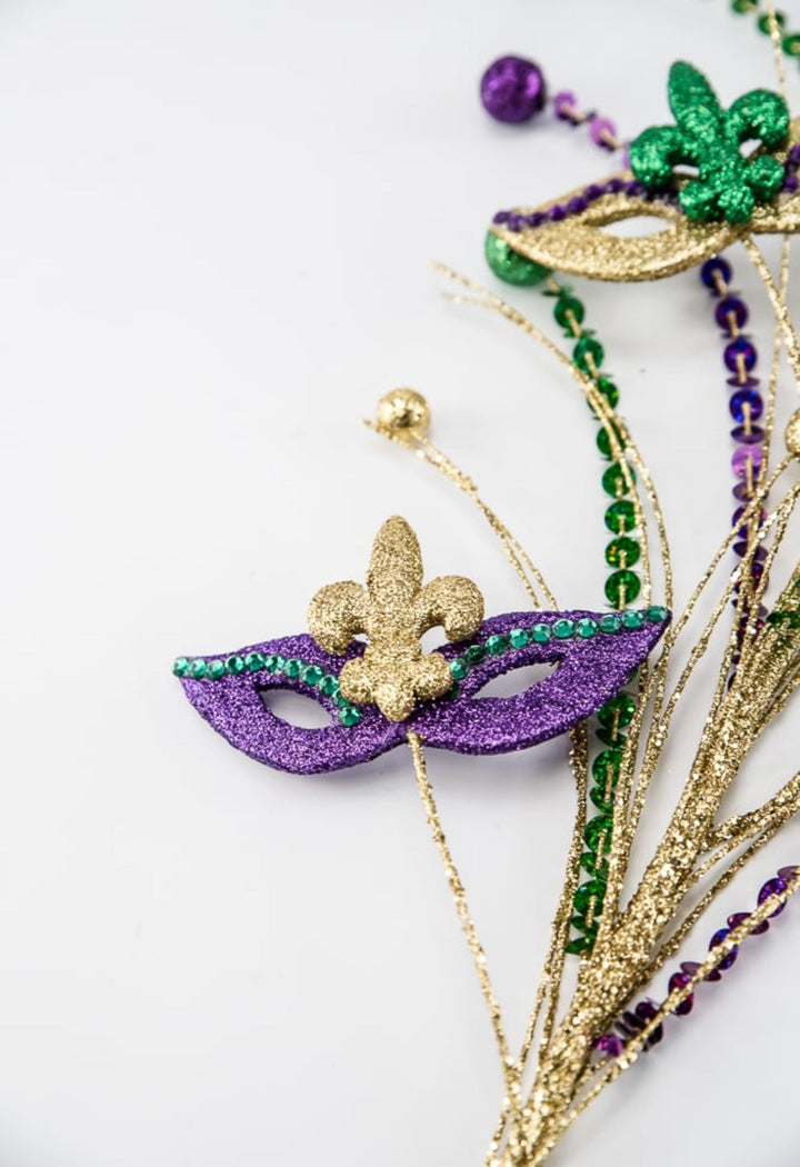 Mardi Gras Spray - Greenery Market63484MG
