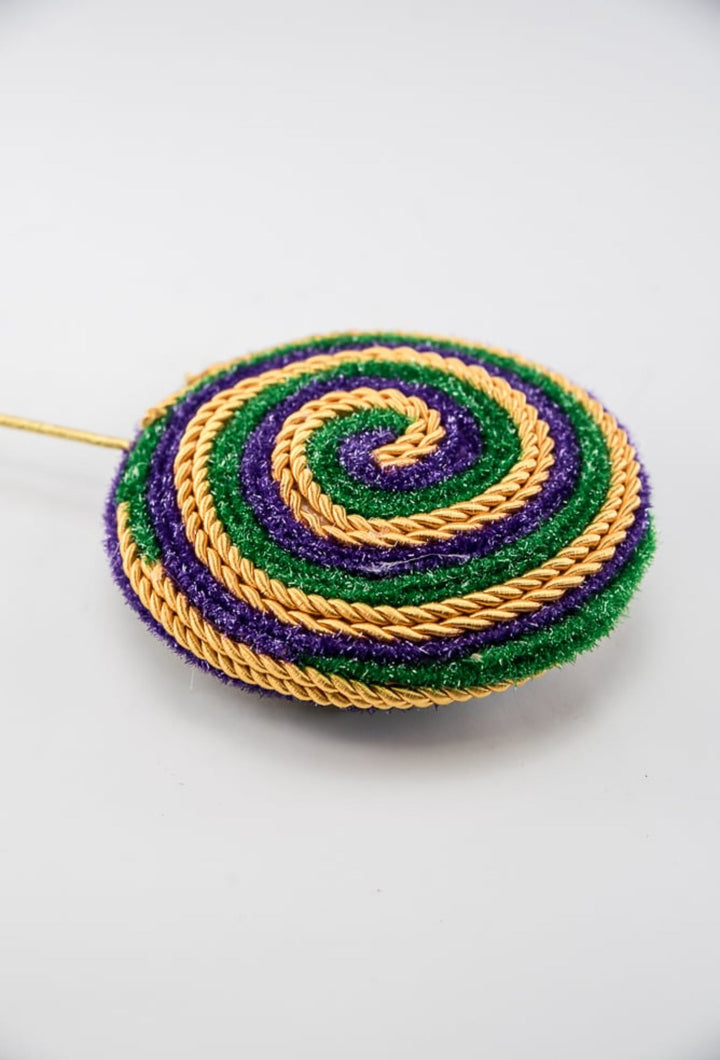Mardi Gras Twine Lollipop Pick - Greenery Market63718MG