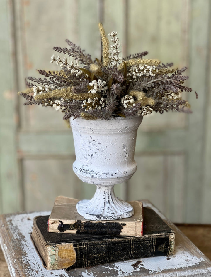 Metal compote container for floral designs - Greenery MarketVasesHM5133