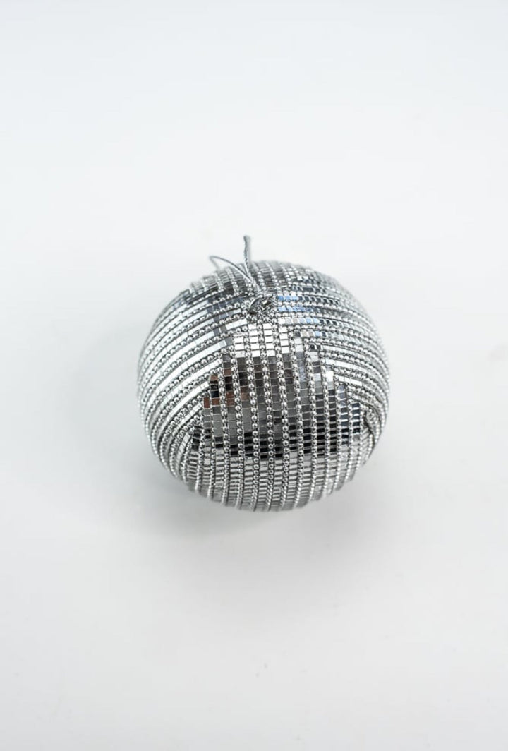 Mirror jewel ball ornament - mirrored silver - Greenery MarketMTX70917