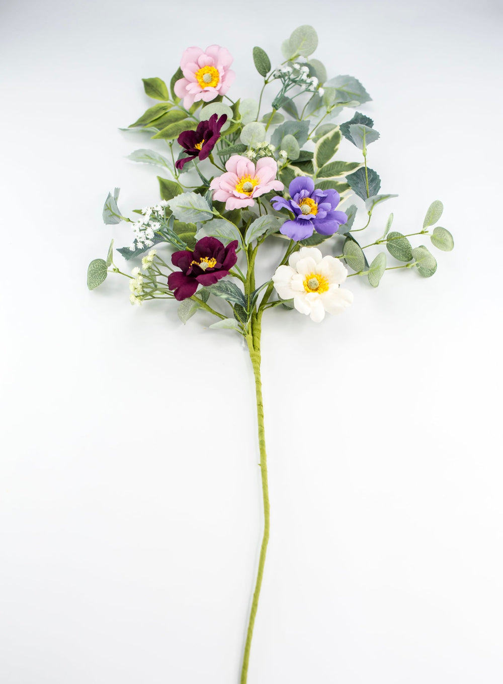 Mixed daisy flower spray - lavender - Greenery Market65071