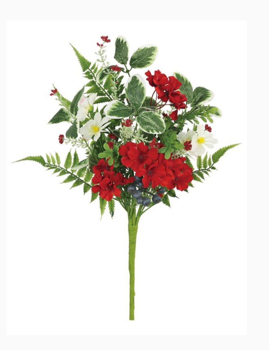 Mixed Flowers, Leaves, and Blueberries Bundle - Greenery Marketartificial flowersPM3426