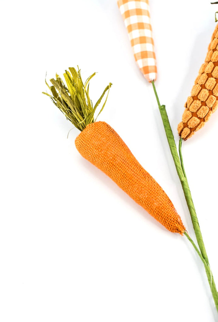 Mixed pattern carrot spray - Greenery MarketWreath attachments63277 - OR