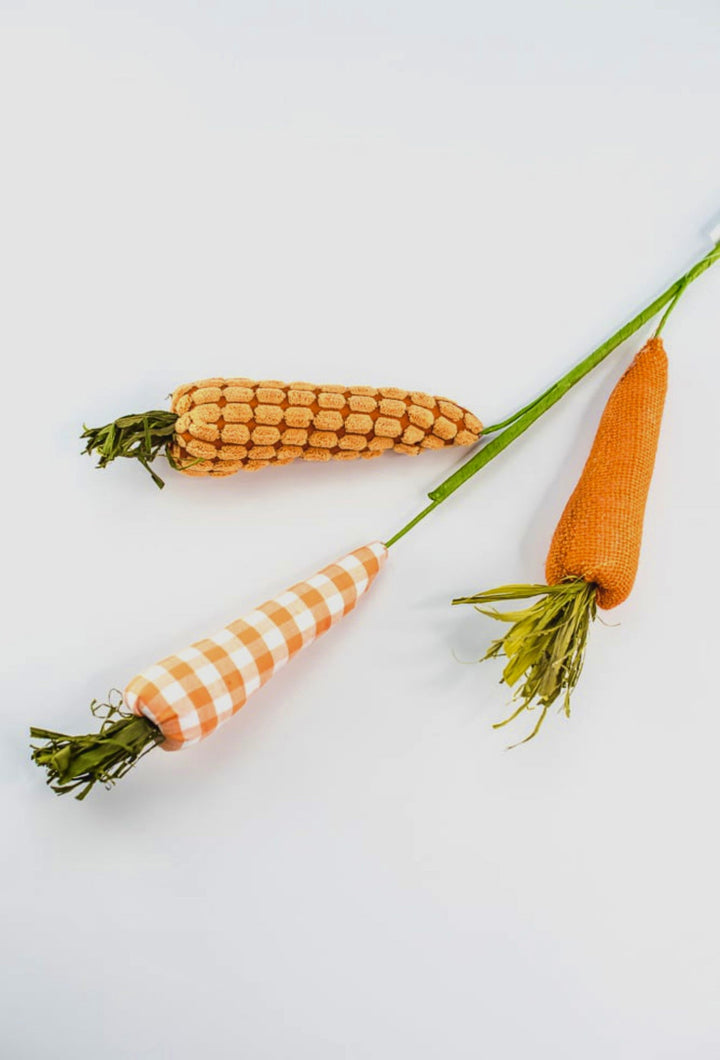 Mixed pattern carrot spray - Greenery MarketWreath attachments63277 - OR