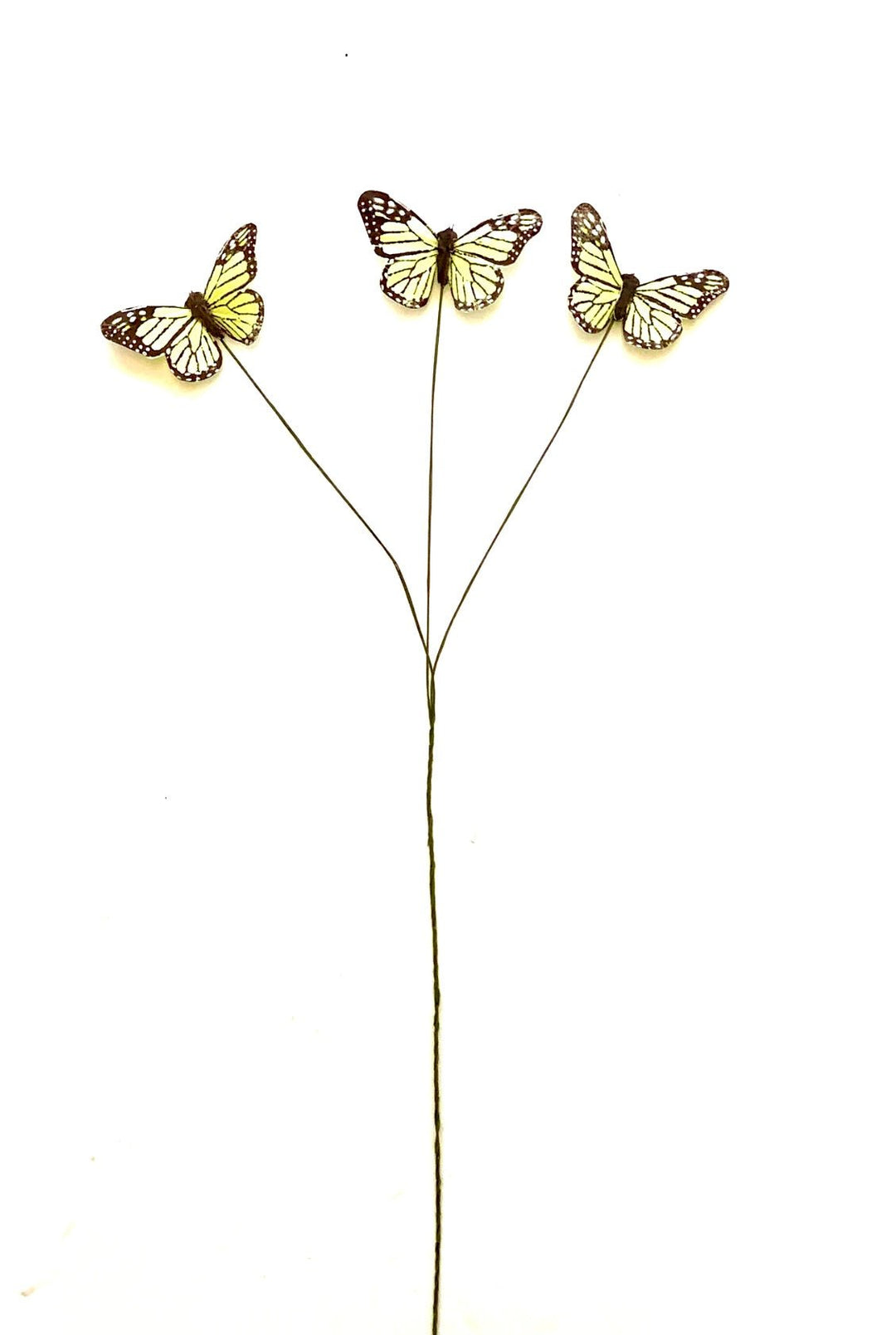 Monarch Butterflies sprays x 6 sprays - yellow - Greenery MarketWreath attachments